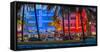 Art Deco District, Ocean Drive, South Beach, Miami Beach, Miami, Florida, USA-Gavin Hellier-Framed Stretched Canvas