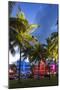 Art Deco District, Ocean Drive, South Beach, Miami Beach, Miami, Florida, USA-Gavin Hellier-Mounted Premium Photographic Print