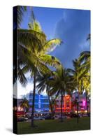 Art Deco District, Ocean Drive, South Beach, Miami Beach, Miami, Florida, USA-Gavin Hellier-Stretched Canvas