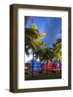 Art Deco District, Ocean Drive, South Beach, Miami Beach, Miami, Florida, USA-Gavin Hellier-Framed Photographic Print