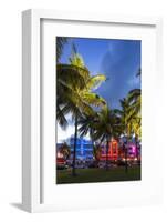 Art Deco District, Ocean Drive, South Beach, Miami Beach, Miami, Florida, USA-Gavin Hellier-Framed Photographic Print