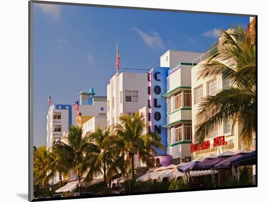 Art Deco District of South Beach, Miami Beach, Florida-Adam Jones-Mounted Photographic Print