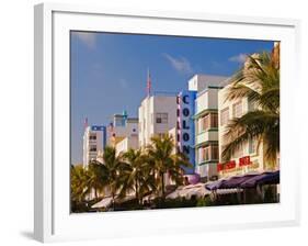 Art Deco District of South Beach, Miami Beach, Florida-Adam Jones-Framed Photographic Print