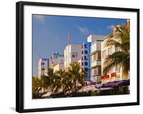 Art Deco District of South Beach, Miami Beach, Florida-Adam Jones-Framed Photographic Print