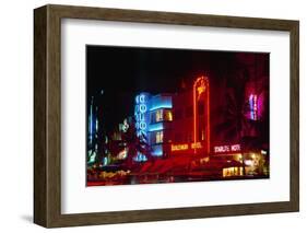 Art Deco District, South Beach, Miami-George Oze-Framed Photographic Print