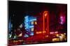 Art Deco District, South Beach, Miami-George Oze-Mounted Premium Photographic Print