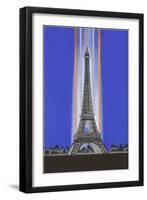 Art Deco Eiffel Tower-null-Framed Art Print