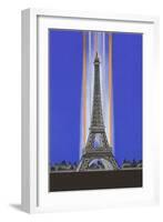 Art Deco Eiffel Tower-null-Framed Art Print