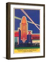 Art Deco Entrance, Chicago World's Fair-null-Framed Art Print