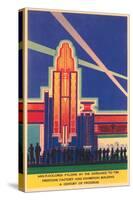 Art Deco Entrance, Chicago World's Fair-null-Stretched Canvas