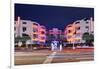 Art Deco Facades at Collins Avenue, Miami South Beach, Art Deco District, Florida, Usa-Axel Schmies-Framed Photographic Print