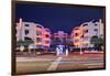 Art Deco Facades at Collins Avenue, Miami South Beach, Art Deco District, Florida, Usa-Axel Schmies-Framed Photographic Print