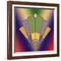 Art Deco Fan 2-Art Deco Designs-Framed Giclee Print