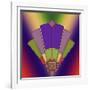 Art Deco Fan 3-Art Deco Designs-Framed Giclee Print