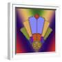 Art Deco Fan 4-Art Deco Designs-Framed Giclee Print