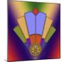 Art Deco Fan 4-Art Deco Designs-Mounted Giclee Print