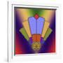 Art Deco Fan 4-Art Deco Designs-Framed Giclee Print