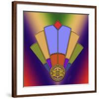 Art Deco Fan 4-Art Deco Designs-Framed Giclee Print