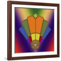 Art Deco Fan 5-Art Deco Designs-Framed Giclee Print