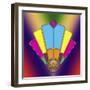 Art Deco Fan 6-Art Deco Designs-Framed Giclee Print