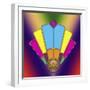 Art Deco Fan 6-Art Deco Designs-Framed Giclee Print