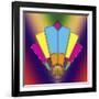 Art Deco Fan 6-Art Deco Designs-Framed Giclee Print