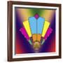 Art Deco Fan 6-Art Deco Designs-Framed Giclee Print