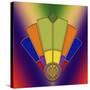 Art Deco Fan 7-Art Deco Designs-Stretched Canvas