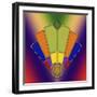 Art Deco Fan 7-Art Deco Designs-Framed Giclee Print