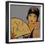 Art Deco Flapper-Vintage Apple Collection-Framed Giclee Print