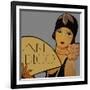 Art Deco Flapper-Vintage Apple Collection-Framed Giclee Print