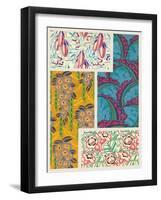 Art Deco Florals III-Baxter Mill Archive-Framed Art Print