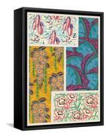 Art Deco Florals III-Baxter Mill Archive-Framed Stretched Canvas