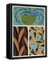 Art Deco Florals VI-Baxter Mill Archive-Framed Stretched Canvas