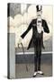 Art Deco Gentleman-Megan Meagher-Stretched Canvas