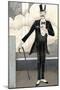 Art Deco Gentleman-Megan Meagher-Mounted Art Print