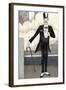 Art Deco Gentleman-Megan Meagher-Framed Art Print