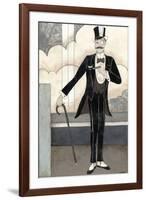 Art Deco Gentleman-Megan Meagher-Framed Art Print