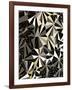 Art Deco Geometry - Black and Gold-Dominique Vari-Framed Art Print