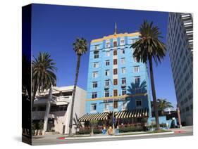 Art Deco, Georgian Hotel, Ocean Avenue, Santa Monica, California-Wendy Connett-Stretched Canvas