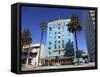 Art Deco, Georgian Hotel, Ocean Avenue, Santa Monica, California-Wendy Connett-Framed Stretched Canvas