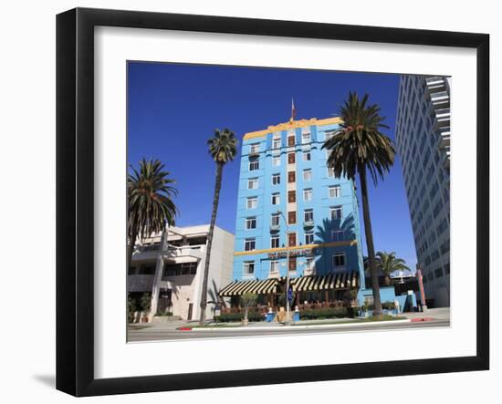 Art Deco, Georgian Hotel, Ocean Avenue, Santa Monica, California-Wendy Connett-Framed Photographic Print