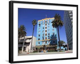 Art Deco, Georgian Hotel, Ocean Avenue, Santa Monica, California-Wendy Connett-Framed Photographic Print