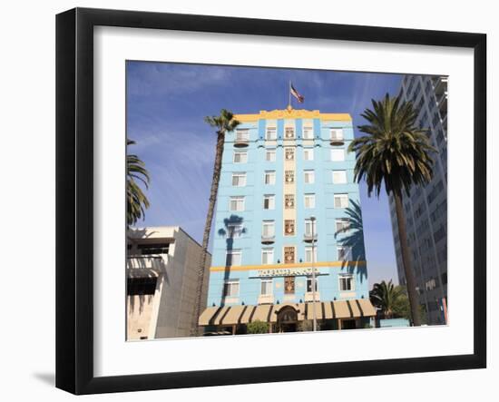 Art Deco, Georgian Hotel, Ocean Avenue, Santa Monica, Los Angeles-Wendy Connett-Framed Photographic Print