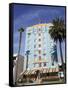 Art Deco, Georgian Hotel, Ocean Avenue, Santa Monica, Los Angeles-Wendy Connett-Framed Stretched Canvas