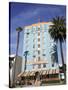 Art Deco, Georgian Hotel, Ocean Avenue, Santa Monica, Los Angeles-Wendy Connett-Stretched Canvas