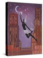 Art Deco Gliding-Judy Mastrangelo-Stretched Canvas