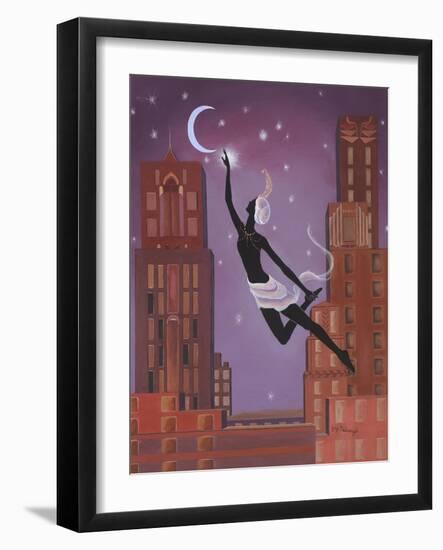 Art Deco Gliding-Judy Mastrangelo-Framed Giclee Print