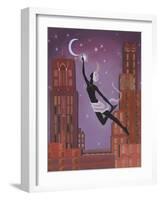 Art Deco Gliding-Judy Mastrangelo-Framed Giclee Print