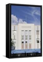 Art Deco Hotel 'Cavalier', Ocean Drive, South Miami Beach, Art Deco District, Florida, Usa-Axel Schmies-Framed Stretched Canvas